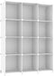 AWTATOS Cube Storage Organizer, 12 Cube Bookshelf DIY Plastic Closet Clothes Storage Shelves, Stackable White