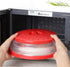 Collapsible Microwave Splatter Cover for Food, 10.5 Inch, Dishwasher-safe with Steam Vent, BPA-Free Silicone & Plastic