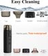 PINVOK Electric Spice Grinder,Automatic Small Portable Herbal Machine & Spice Mill,USB Rechargeable Grinding (Black)