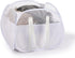 TECHMILLY Pop Up Foldable Laundry Basket, 90L Large Capacity Hamper for Dirty Clothes Storage, White