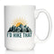 I'd Hike That Coffee Mug - Fun Hiking Themed Decor and Gifts for Hikers - Large 15oz White Ceramic Mug