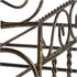 Boston International Garden Gate Design Guest Towel Napkin Holder Caddy, Antique Brass
