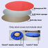 2PC 17.5 Inch Sigmat Waterproof PU Bar Stool Cover Anti-Slip Round Seat Cover Coffee