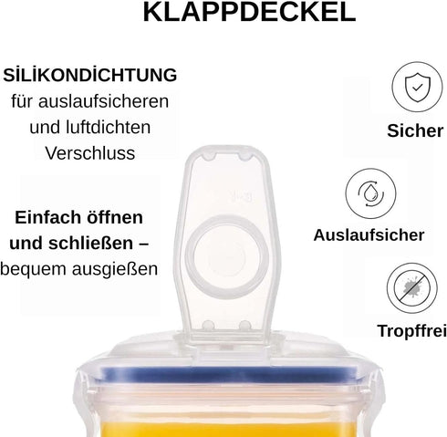 2 LocknLock Aqua Fridge Door Water Jug with Handle BPA Free Plastic Pitcher with Flip Top Lid Perfect for Making Teas