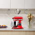Sliding Mat for KitchenAid 4.5-5 Qt Stand Mixer with 1Pc Cord Organizer and 3Pcs Attachment Holder (Brown)