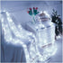 SNWLL 100 Battery Powered Fairy Lights with Remote, LED Cluster Lights Christmas Waterproof Twinkly Globe String Lights