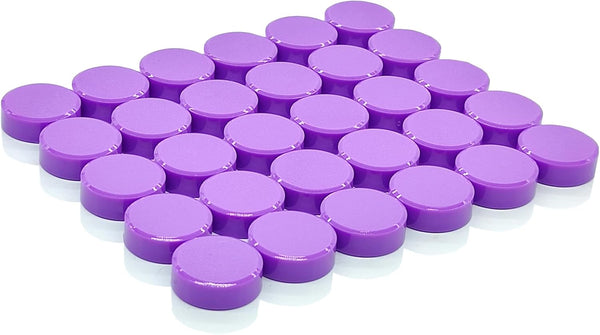 Fridge Magnets, 30 Pcs Refrigerator Magnets, Strong Mini Cute Magnets for Whiteboard, Heavy Duty Craft Magnets, Round