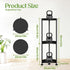3 34'' SYQ Tier Plant Stand Indoor Outdoor - Extra-Tall Metal Plant Stands for Potted Plants Multiple Tiered Plant