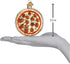 Old World Christmas Ornaments: Glass Blown Pizza Pie Food Ornaments for Christmas Tree