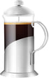 OVENTE 34 Ounce French Press Coffee Maker & Tea Infuser, 4 Level Stainless Steel Filter, Borosilicate Glass Carafe,