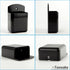 Remote Control Holder Wall Mount 6 Pack, Hole-Free Storage Box for TV, Fan, Light, Air-Conditioner, Black