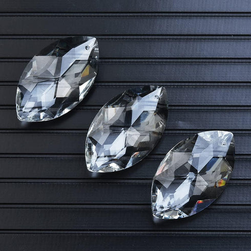 10pcs 1.5"/38mm LoveUnited Crystal Pendants Crystal Suncatcher - Hanging Crystals Prisms for Windows, FengShui, Hanging