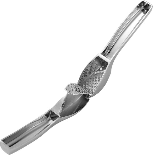 Houlime Garlic Press Crusher - Rust-Proof, Easy to Clean, Easy-Squeeze Professional Garlic Mincer