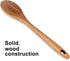 14 Inch Large Wooden Spoon for Cooking, Mixing, Serving, Big Non Stick Wood Spoon Spatula, Long Handle Stirring
