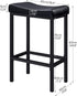Set 2 Counter 24.8 Inches, 2.4" BB10BY01 HOOBRO Bar Stools, of Bar Chairs, Height Stools, Saddle Barstools with Curved