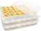 3Pack Deviled Egg Containers with Lid - Portable Egg Holder Carrier for Refrigerator, Storing 72 Eggs for Easter Party