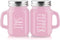 Pink Salt and Pepper Shakers Set, 4 oz Glass Kitchen Accessories, Easy to Clean & Refill, Pink Kitchen Decor