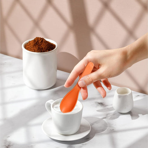 16 Pcs Unbreakable Wheat Straw Spoon Set, 6 Inches Ramen Spoons, Portable Small Spoons for Kids and Adults (8 Colors)