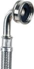 Certified Appliance Accessories Washing Machine Hose with 90 Degree Elbow, 5 Feet, PVC Core
