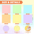 Whaline 240Pcs Macaron Color Wax Paper Sheet 6 Color Food Wrapping Tissue Sandwich Wrapping Paper Colorful Deli Paper Basket Liner for Spring Home Restaurant Kitchen Baking Mother's Day Party Supplies by Whaline