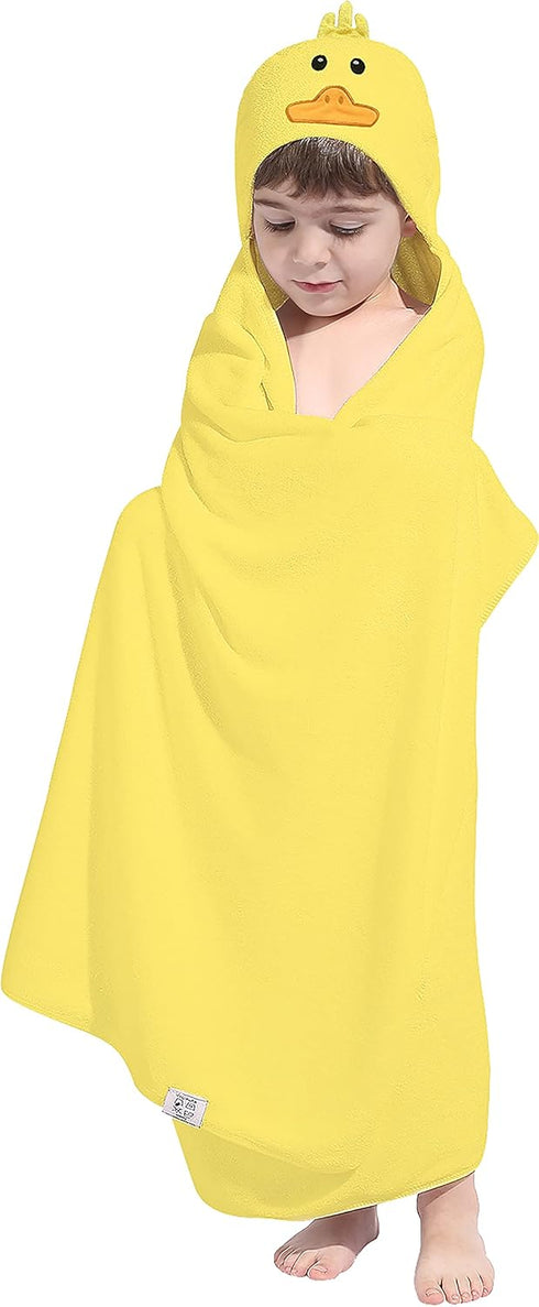 HIPHOP PANDA Hooded Towel for Kids - Viscose Derived from Bamboo, 30