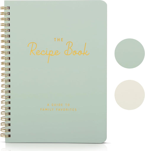 ZICOTO Aesthetic Blank Recipe Book - The Perfect Notebook to Organize Your Own Recipes