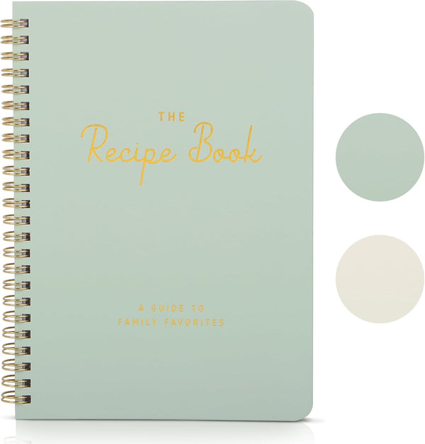 ZICOTO Aesthetic Blank Recipe Book - The Perfect Notebook to Organize Your Own Recipes