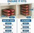 2 Pack CANYAVE Soda Can Organizer Storage Rack, Stackable Beverage Soda Can Dispenser Organizer Holder