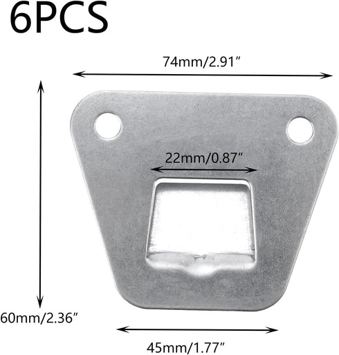 6 PCS Wall Fan Mounting Bracket Kit, Support Hook for Wall-Mount Fan and Range Hood