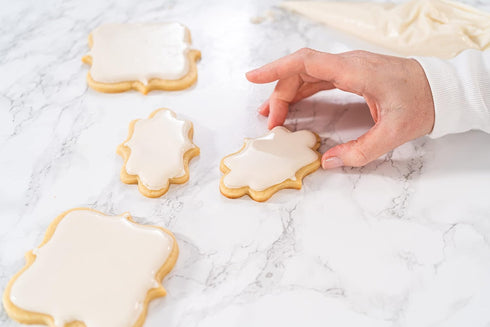 Bakerpan Set of 2 Stainless Steel Plaque Cookie Cutters - Shapes and Frame for Baking