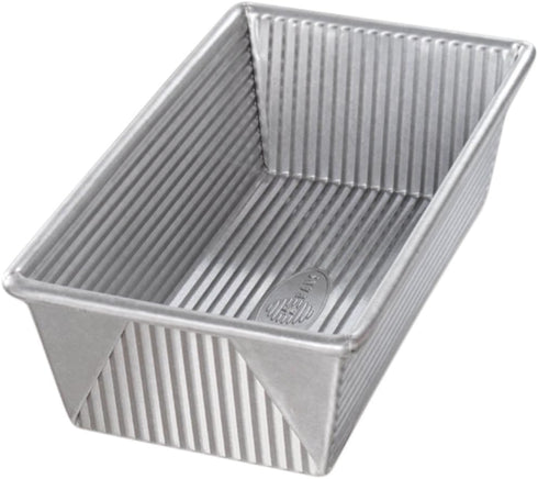 USA Pan 1145LF Bakeware, Aluminized Steel 1.25 Lb Loaf Pan, Medium, Silver