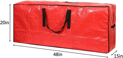 Sattiyrch Christmas Tree Storage Bag, Fits Up to 7.5 ft Holiday Xmas Trees with Durable Handles & Dual Zipper