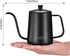 MERMOO YILAN 21oz Gooseneck Coffee Kettle, 600ml Stainless Steel Pour Over Drip Pot for Tea & Coffee (Silver)