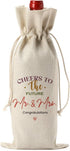 Wedding Shower Gifts Wine Bag - Mr And Mrs Wedding Gifts, Bridal Shower Party Favors Wine Bags