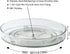 Lazy Susan Turntable Food Storage Container for Cabinets, BPA Free Spinning Organizer Rack for Spices