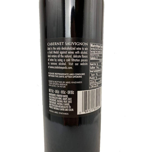 Ariel Cabernet Non-Alcoholic Red Wine Experience Bundle, Seasonal Wine Pairings & Recipes with Pop Socket