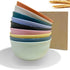 Unbreakable Wheat Straw Bowls Set, 9 Pcs Dinner Bowls, 24 Oz, Dishwasher & Microwave Safe