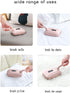 2Pcs Handheld Carpet Brush - Triple Brush Head Carpet Table Sweeper Pet Hair Cleaning Collector Brush (Blue+Pink)
