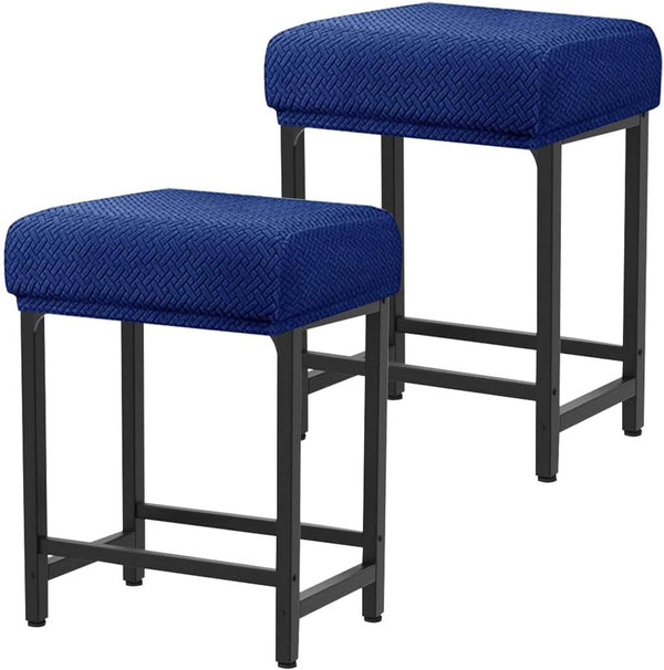 Levoberg Bar Stool Cover Rectangle Stretch Counter Height Barstool Slipcovers Rectangular Vanity Stool