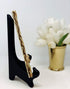 BANBERRY DESIGNS Black Wooden Easels, Premium Quality Folding Display Stand, 9" H, Set of 2