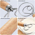 Danish Dough Whisk Sourdough Bread Mixer, 3 Pack Stainless Steel Dough Hook with Wooden Handle