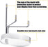 4 Pcs Adjustable Metal Arms Display Stand Easel with Round Acrylic Base for Decorative Display, Crystal, Geodes, Mineral