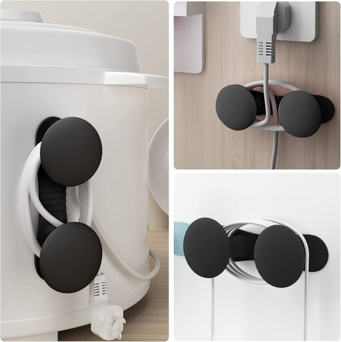 Cord Organizer for Appliances, Stick-On Holder for Kitchen Gadgets, Mixer, Air Fryer, Coffee Maker, Multifunctional (6