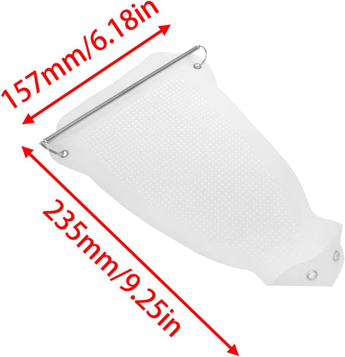 230x155x0.5mm Ironing Shoe Cover, Iron Sole Electric Iron Protector, Safe Slip on Most Standard Size Electric Iron