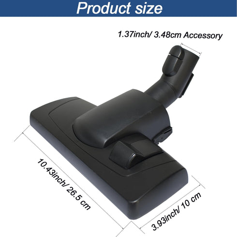 35MM Replacement Vacuum Head Compatible with Miele Vacuum Cleaners| Works on Low-Pile Carpets and All Smooth Floors |