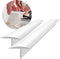 KindGa Stove Gap Covers, Silicone Counter Gap Filler for 30 Inches, Set of 2 White for Appliances