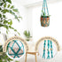 3ft 4-8 Macrame plant hanger beaded plant hanger for pots for live plants indoor and outdoor decor hanging plant holder