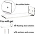 8 Pack 8 3 Inch Youeon Floating Shoe Display Shelf, x Acrylic Shoe Shelf for Wall, Floating Sneaker Shelves, Hanging