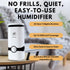 Cool Mist Humidifiers - Essential Oil Top Fill Humidifier Cool Ultrasonic Humidifier Quiet Air Diffuser for Large Room & Easy to Clean with Filter & Oil Diffuser Plant Bedroom Humidifier