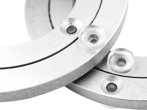 Heavy Duty Aluminium Alloy Turntable Bearing, 16" Lazy Susan Rotating Plate for Smooth Swivel Dining Table